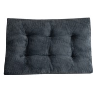 Canapé-lit de luxe pour animaux de compagnie, lit pour chien en peluche douce avec housse amovible de couleur unie, fond antidérapant, rembourrage en fibres robustes
