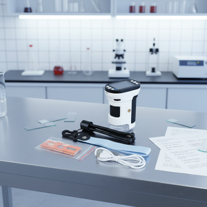 Microscopio a LED intelligente per l'educazione dei bambini giocattoli di scienza dello stelo per la famiglia divertenti giocattoli di esplorazione della natura - Product Image 1