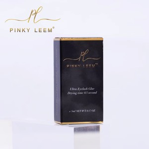 Colle à cils imperméable à séchage rapide en 0,5 seconde, colle à cils noire, colle à cils personnalisée Pinky Leem. - Product Image 3