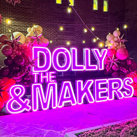 Letras Gigantes LED de Metal Impermeables de 3, 4 y 5 Pies, Precio de Fábrica, para Decoración de Fiestas, Bodas y Eventos