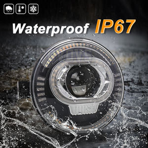 OVOVS-<span class=keywords><strong>Phare</strong></span> LED <span class=keywords><strong>rond</strong></span> de 7 pouces avec support pour moto Harley Honda Suzuki Yamaha <span class=keywords><strong>Kawasaki</strong></span> Cafe Racer Chopper Bobber - Product Image 5