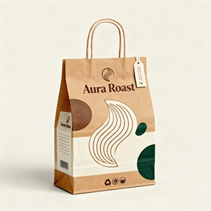 Bolsas de Papel Kraft Personalizables con Asas Resistentes para Compras y Empaque de Regalos - Product Image 3