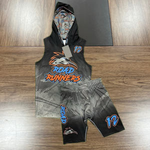 Jersey Sepak Bola Amerika FQ Custom 7on7, Hoodie Tanpa Lengan Kompresi untuk Latihan Olahraga, Pakaian Pria, Seragam Flag Football 7v7 - Product Image 5