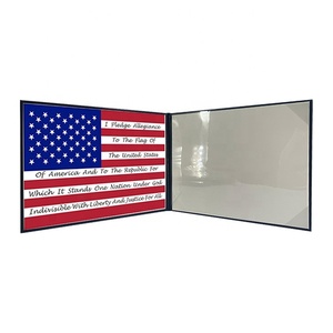 Cuero Liso de EE. UU. Funda para Diploma de Certificado de Ciudadanía y Naturalización con Forro y Texto Impreso - Product Image 3