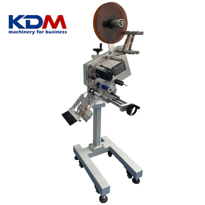 KDM-Al140 tự động tốc độ cao Máy tính để bàn hộp carton túi Cà phê tag Top Side trực tuyến bề mặt phẳng túi thực phẩm máy dán nhãn - Product Image 3