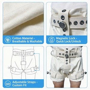 Culotte absorbante anti-fuites pour adultes en coton avec fermetures magnétiques - Product Image 5
