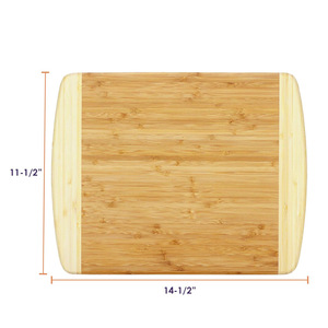 Tabla de Cortar de Bambú de Cuatro Lados, Rectangular, Duradera, Antibacteriana, para Cocina - Product Image 2