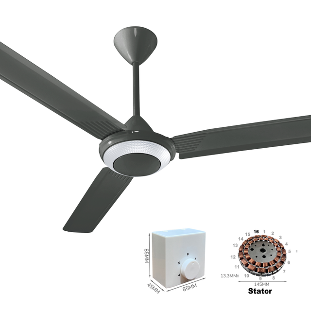 KDK Panasonico High Quality 56 Inch 1400mm Copper Motor 3 Blades Light Equipped 5-Speed Mechanical Foldable Design Electric Fan