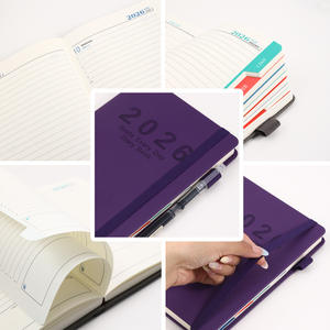 <span class=keywords><strong>Agenda</strong></span> <span class=keywords><strong>de</strong></span> Cuero A5 Personalizada 2026, Planificador Diario Semanal/Mensual, Tapa Dura, 100 Hojas, Encuadernación Cosida 192 - Product Image 6