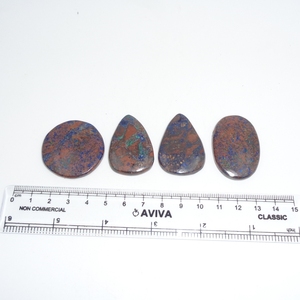 Cabujones de cuarzo con piedras naturales de azurita, cabujones de piedra Natural para la fabricación de joyas, chakras curativas, regalo de Reiki, el mejor precio al por mayor - Product Image 4