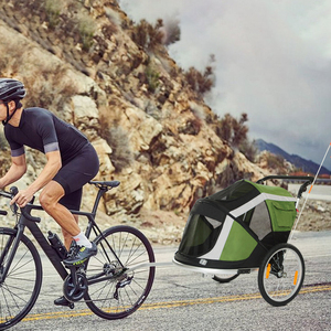 Vente en gros de <span class=keywords><strong>remorque</strong></span> à <span class=keywords><strong>vélo</strong></span> pliable extra large E Bike Dog Trailer à vendre - Product Image 1