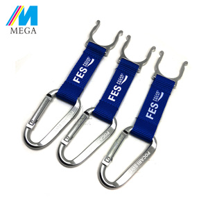 Dây đeo Chai Nước in lụa tùy chỉnh với dây đeo cổ tay ngắn và móc treo chai có sẵn để thiết kế miễn phí - Product Image 5