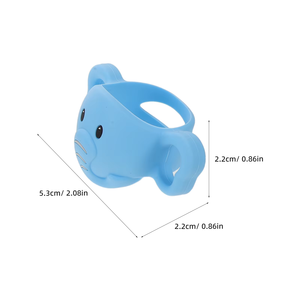 Couvre-<span class=keywords><strong>biberon</strong></span> en silicone pour bébé avec poignées, facile à saisir, sans <span class=keywords><strong>BPA</strong></span>, indispensable pour les nourrissons - Product Image 2