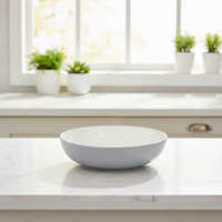 Service de table en grès simple et luxueux, assiettes et bols en céramique crème mouchetée, passe au micro-ondes et au lave-vaisselle, service de petit-déjeuner
