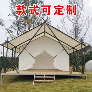 Carpa de camping Tengcheng para 6-8 personas, con refuerzo diagonal, tela Oxford, para las cuatro estaciones, de gran espacio, para glamping y resorts. - Product Image 4