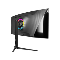 Moniteur de jeu incurvé ultra-large 34 pouces 21:9 UWQHD 3440x1440 165Hz VA 1ms sans cadre rétroéclairage RVB