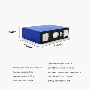 Yepyeni Ternary <span class=keywords><strong>3</strong></span>.7V90AH büyük kapasiteli tek lityum pil güç pil üç tekerlekli bisiklet elektrikli araç güç büyük kapasiteli. - Product Image 2