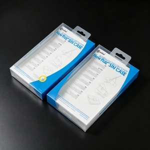 Caja de PVC transparente de alta calidad con impresión offset personalizada, caja plegable de plástico PET transparente para embalaje de fundas de teléfono y cargadores portátiles. - Product Image 2
