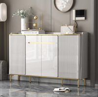 Meubles de salon au design moderne, armoire à chaussures en bois, console d'entrée, armoires à chaussures