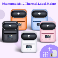 Imprimante d'étiquettes code-barres sans fil Phomemo M110 Étiqueteuse thermique portable pour la logistique et l'entreposage