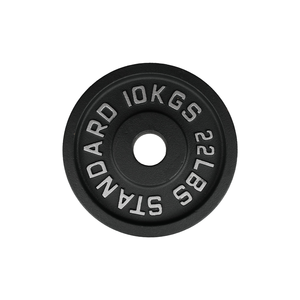 Vente chaude 10 25 45 lb Plaques de musculation Gym Haltérophilie Disques d'haltères Plaque de poids en <span class=keywords><strong>fonte</strong></span> - Product Image 3