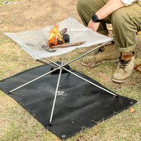 Feuerstellen-Hitzeschutzdecke 1000 ° Hitzebeständig für Terrassen- und Balkonschutz