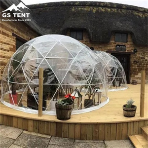 Tente transparente personnalisée de dôme géodésique en PVC 6m pour les projets de villégiature et les locations d'événements - Product Image 2