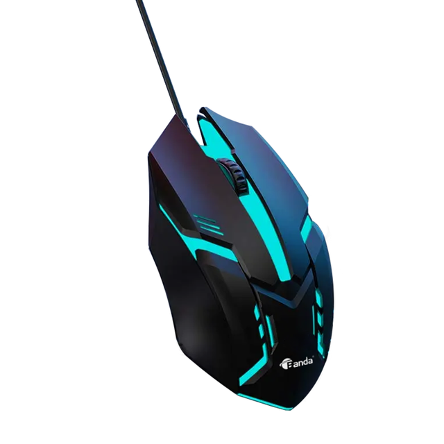 High Quality Cheap 3D Ergonomic Gaming Mouse 1200DPI Breathing Light USB Wired Mouse for PC Desktop Laptop