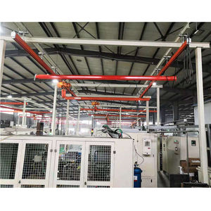 פשוט מבנה ידני קטן נייד שלוחה רכבת רכוב gantry מנוף - Product Image 2