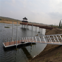 Passerelle de quai en aluminium résistant à l'eau salée 5m 10m 20m Options de longueur Bateaux Sports nautiques