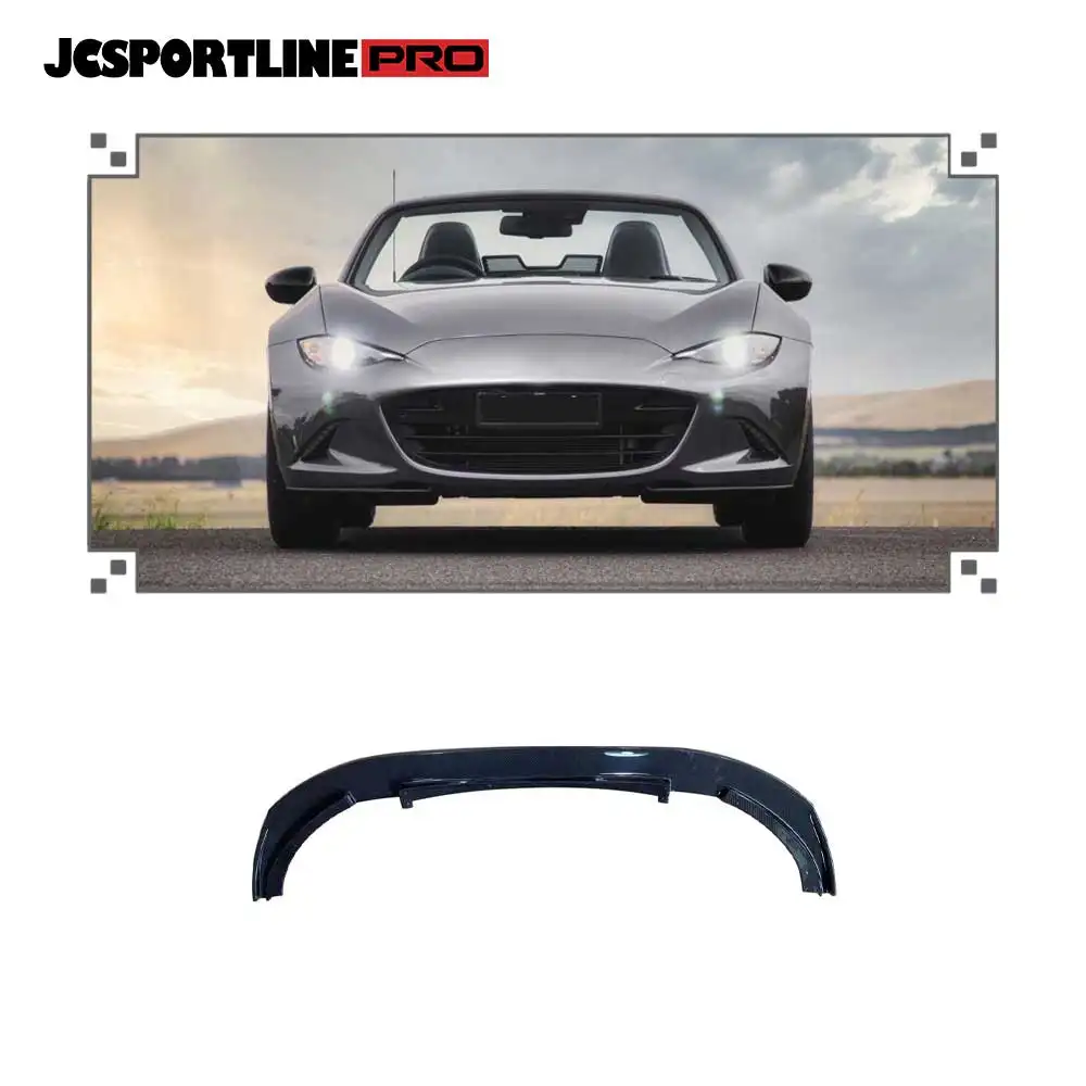 Factory Wholesale Carbon Fits Mazda MX5 MX-5 Miata ND Convertible front bumper lip spoiler 2023