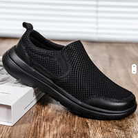 Nouvelles chaussures décontractées pour hommes grande taille, respirantes, à lacets, antistatiques, pour la marche en extérieur