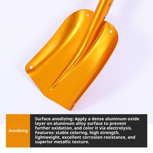 Pala para Nieve Ajustable de Aluminio, Desmontable, Impermeable y Resistente a la Oxidación, Ideal para Pedidos al por Mayor y Uso en Exteriores - Product Image 4