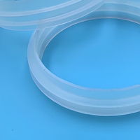 Joint d'étanchéité en silicone pour bouchon de bouteille d'eau, anneau intérieur anti-fuite pour couvercle de tasse, qualité alimentaire, réutilisable, vente en gros