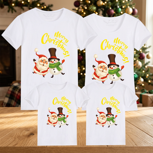Offres de Noël : T-shirts pour hommes élégants à séchage rapide, thème de Noël imprimé, tricot léger 100% polyester, vente en gros - Product Image 2