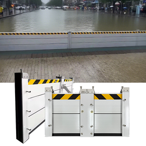 La barrera de inundación de aluminio portátil es un sistema de seguridad de barrera de inundación utilizado para la protección del hogar - Product Image 1