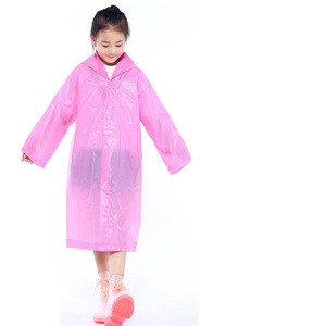 Imperméables longs légers et réutilisables en PEVA pour filles - Product Image 3