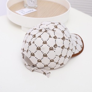 2024 New Kids Hut Bär Print Mädchen Jungen Peaked Cap Outdoor Casual Jungen Hut Mode Kinder Baseball Hut 3-10Y - Product Image 3