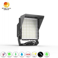 Luz LED para Estadios Deportivos, IP67 IK10, 15, 30, 60, 90 Grados, 400 Vatios, 80000 Lúmenes, para Campos de Fútbol, Cricket y Otros Estadios