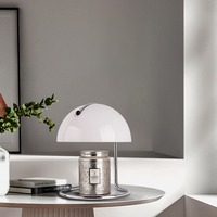 Haute Qualité Moderne Circulaire En Métal Aromathérapie Bauhaus Bougeoir Led Cire Lampe De Table pour La Maison