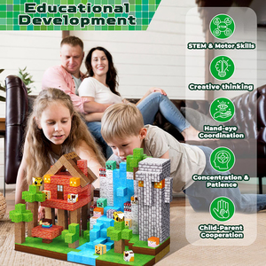 200 peças de Blocos de Construção Magnéticos de Plástico, Conjunto de Brinquedos Educacionais STEM, Certificado EN71 CE, Desenvolve a Criatividade - Product Image 6