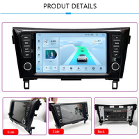 Nissan Trail J11 Qashqai için 2 Din Android 15 araba radyo çalar Navi GPS AI ses Wifi BT HD ters ekran