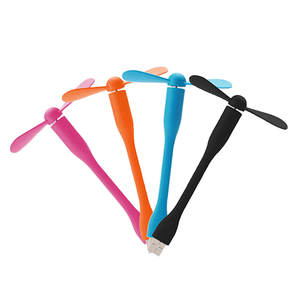 Venta al por mayor portátil extraíble mini enfriador ligero USB ventilador flexible logotipo personalizado - Product Image 2