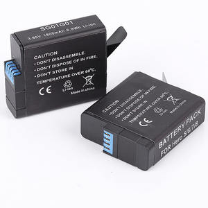 <span class=keywords><strong>Batterie</strong></span> 1800mAh entièrement compatible pour appareils photo numériques <span class=keywords><strong>Gopro</strong></span> Hero 8/7/6/5 9/10/11 <span class=keywords><strong>Max</strong></span> en stock - Product Image 1