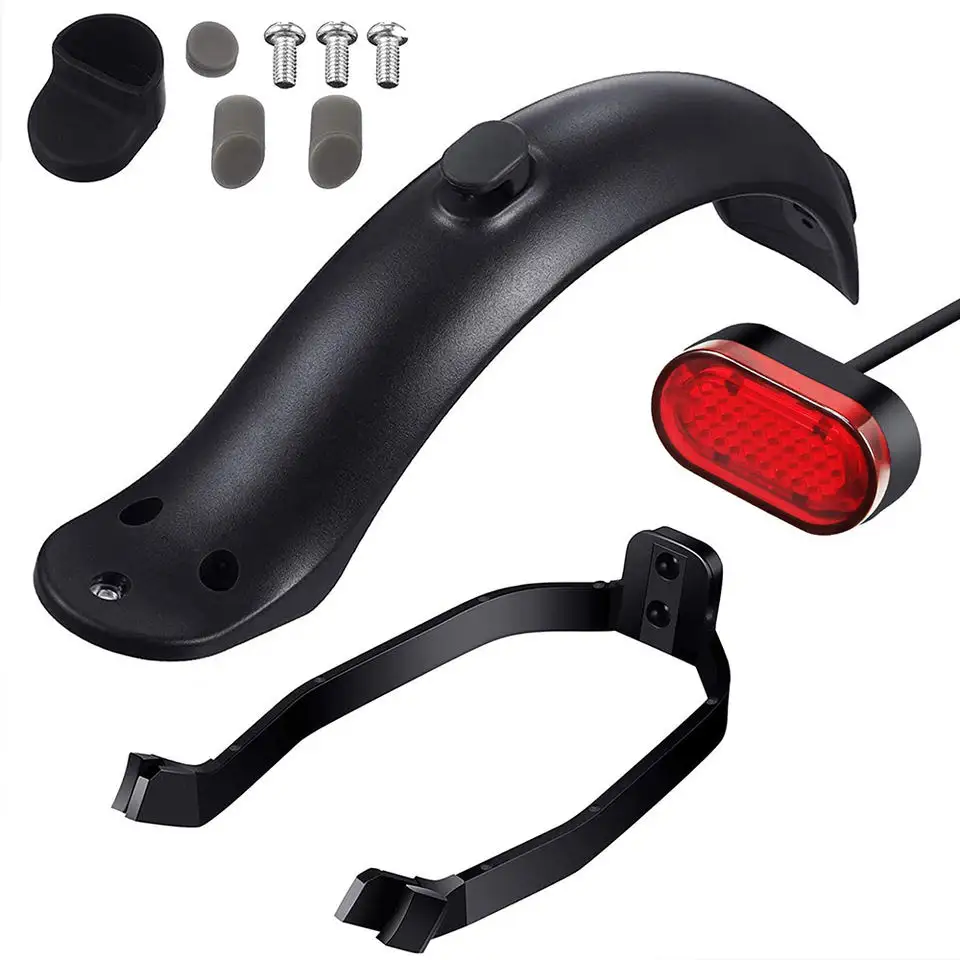 Xiaomi M365/Pro electric scooter rear wheel fender (with brake light and hook) replacement parts