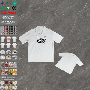 Camisa de Hombre de Alta Calidad, 100% Algodón, Ecológica, Transpirable, Estilo Casual Urbano, Bordado Personalizado - Product Image 1