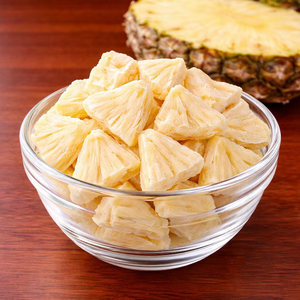 Rodajas de Piña Liofilizadas en Paquete Grande, 100% Piña Natural Pura, Snack de Fruta Dulce y Crujiente, Sin Azúcar Añadido, Sin Conservantes - Product Image 1