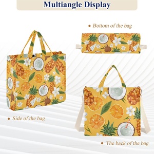 High Quality New Style OEM Handbag Reusable Custom Tote Shopping Bags Cotton Canvas Bag - Product Image 5