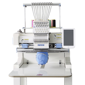 Fortever 400*500mm Máy Thêu kỹ thuật số vi tính đầu đơn nắp phẳng Máy Thêu cho quần áo và mũ - Product Image 1