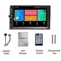 Lecteur MP5 universel, autoradio stéréo, Carplay, Mirror Link, radio de voiture multimédia, BT 12V 1Din, FM, entrée auxiliaire, récepteur SD, USB, MP5